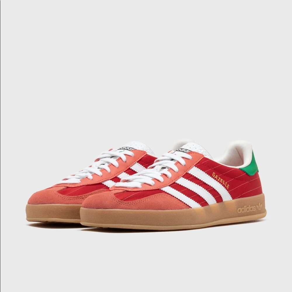 Adidas Gazelle Indoor Sneakers Red Size 7.5 M